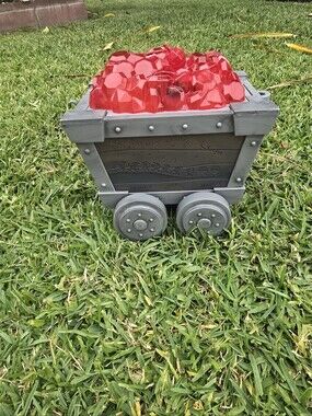 Red AMC Snow White Mine Train Popcorn Bucket.